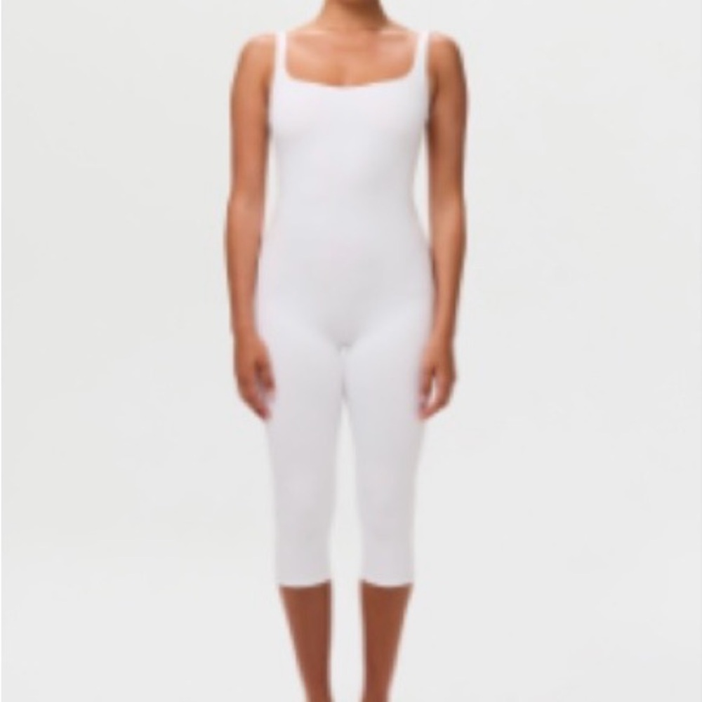 Naked wardrobe smooth Tank Capri jumpsuit